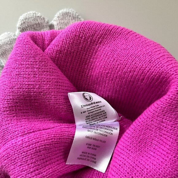 TROLL BEANIE POM HAT AND GLOVES SET - Picture 5 of 6